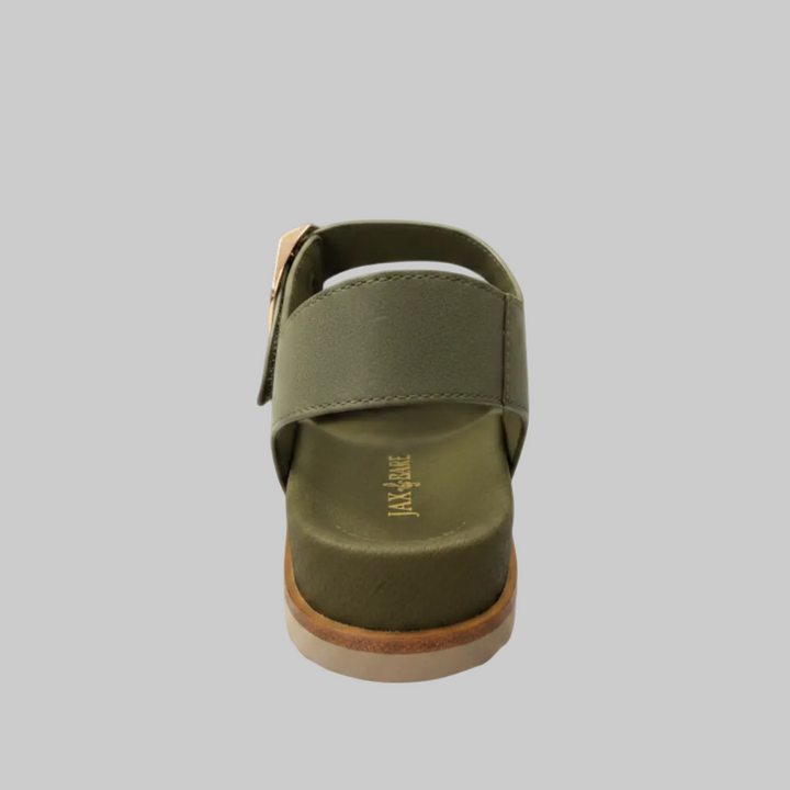 Jax & Bard Women's Fern Khaki Leather - Orleans Shoe Co.