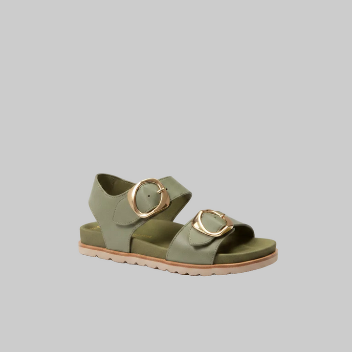 Jax & Bard Women's Fern Khaki Leather - Orleans Shoe Co.