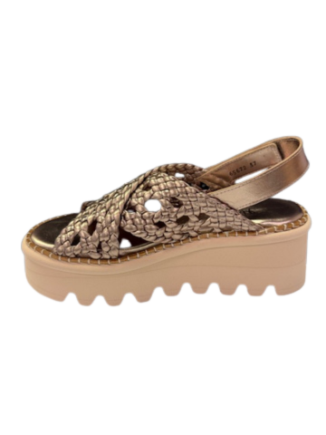 Homers Women's 20630 Alison Trenza5 Cava - Orleans Shoe Co.
