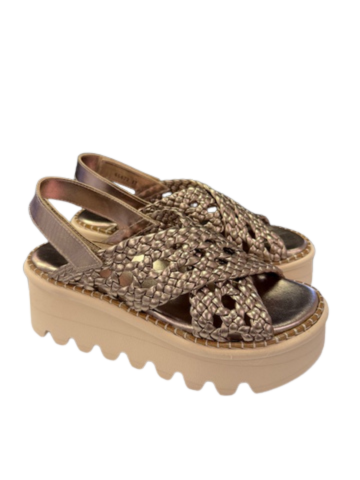 Homers Women's 20630 Alison Trenza5 Cava - Orleans Shoe Co.