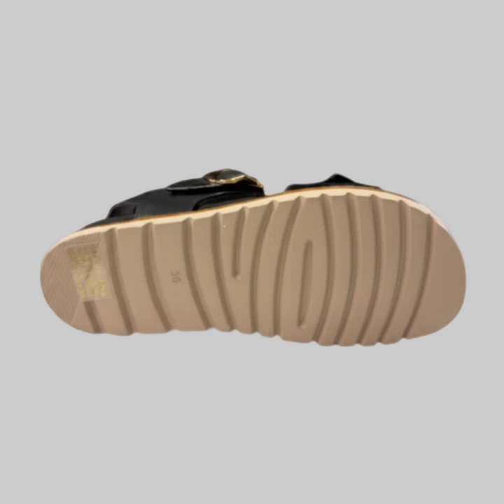 Jax & Bard Women's Fern Black Leather - Orleans Shoe Co.