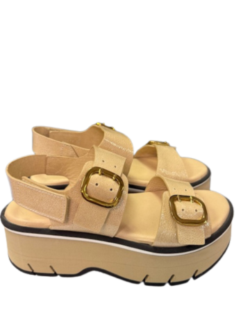 Homers Women's 21654 Lucia Reverse Vernice Dark Beige - Orleans Shoe Co.