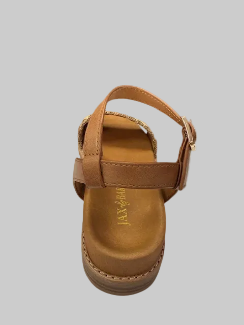 Jax & Bard Women's Ambitious Beige Raffia Tan - Orleans Shoe Co.