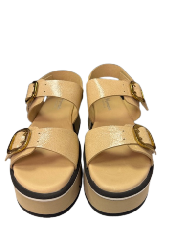 Homers Women's 21654 Lucia Reverse Vernice Dark Beige - Orleans Shoe Co.