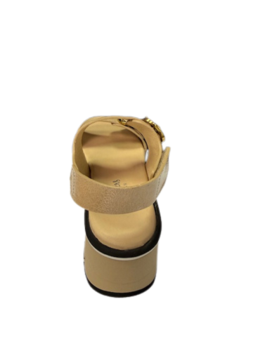 Homers Women's 21654 Lucia Reverse Vernice Dark Beige - Orleans Shoe Co.