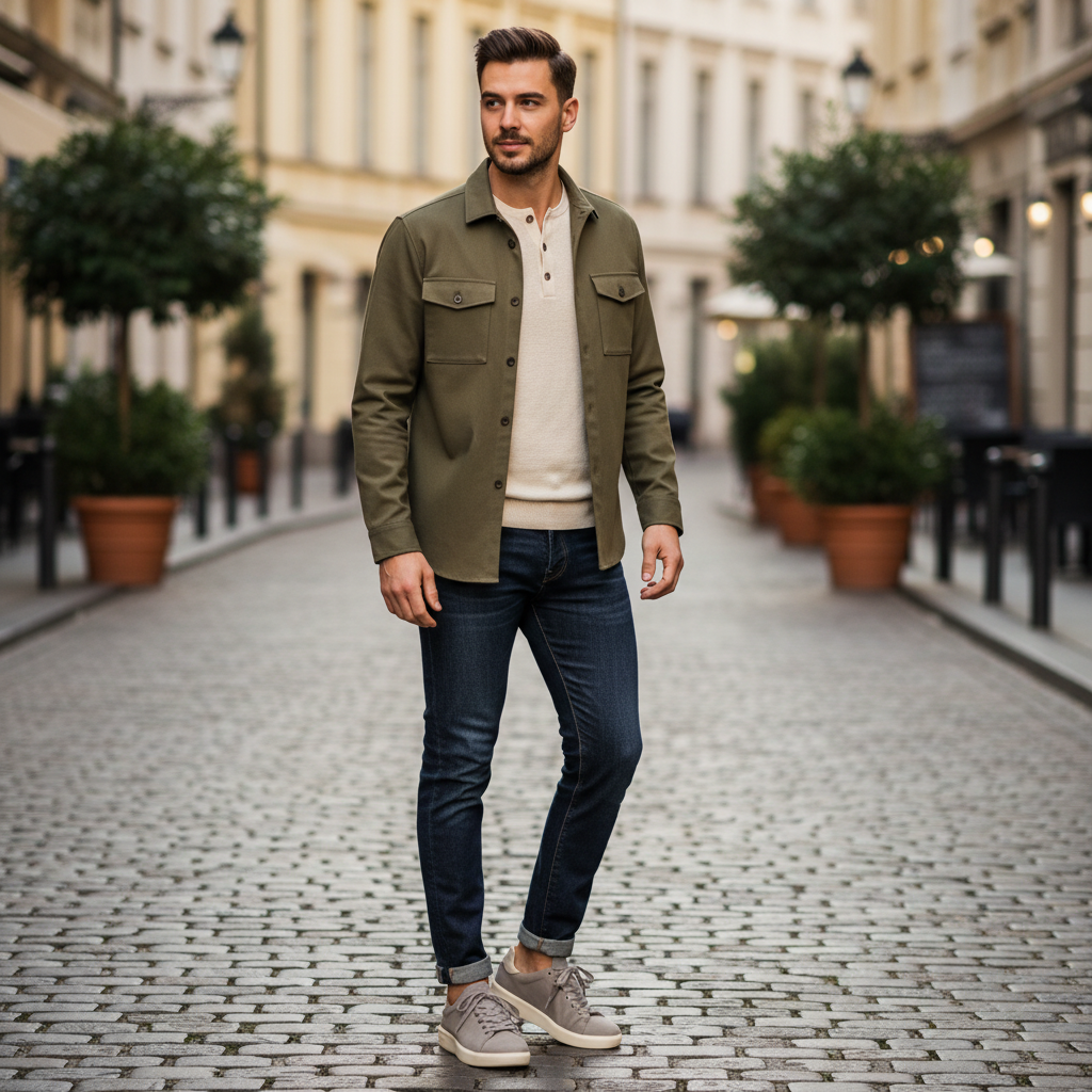 Vieux Men's The Orleans Grey Suede