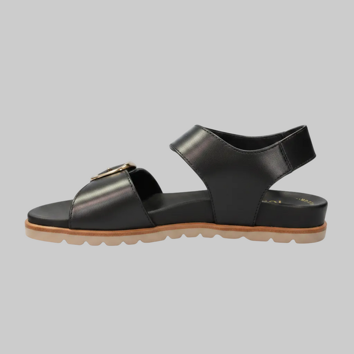 Jax & Bard Women's Fern Black Leather - Orleans Shoe Co.