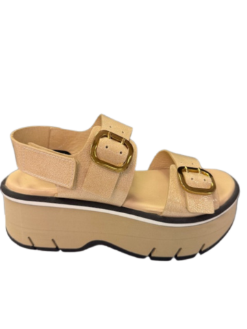 Homers Women's 21654 Lucia Reverse Vernice Dark Beige - Orleans Shoe Co.
