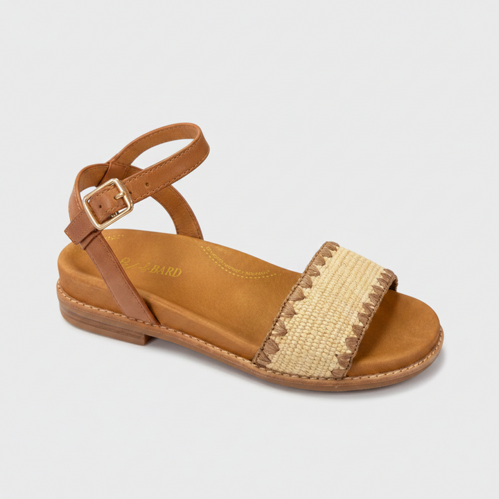 Jax & Bard Women's Ambitious Beige Raffia Tan - Orleans Shoe Co.