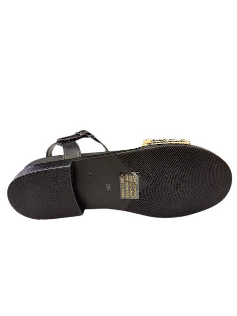 Jax & Bard Women's Ambitious Beige Raffia Black - Orleans Shoe Co.