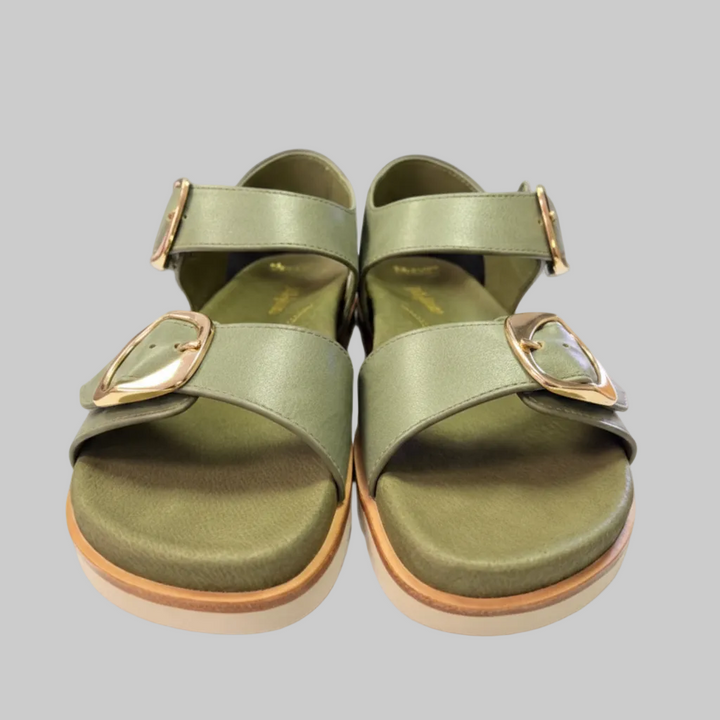 Jax & Bard Women's Fern Khaki Leather - Orleans Shoe Co.