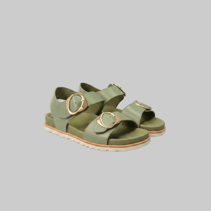 Jax & Bard Women's Fern Khaki Leather - Orleans Shoe Co.