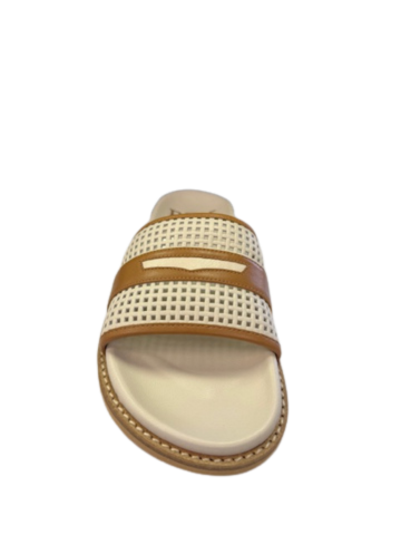 Rex Women's Jan Ivory Brown - Orleans Shoe Co.