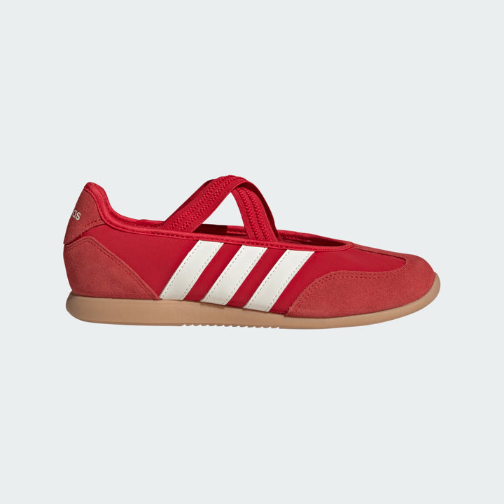 Adidas Women's Barreda Mary Jane Better Scarlet Off White Gum 3 HQ7398