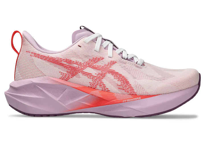 Asics Women's Novablast 5 White Coral Reef - Orleans Shoe Co.