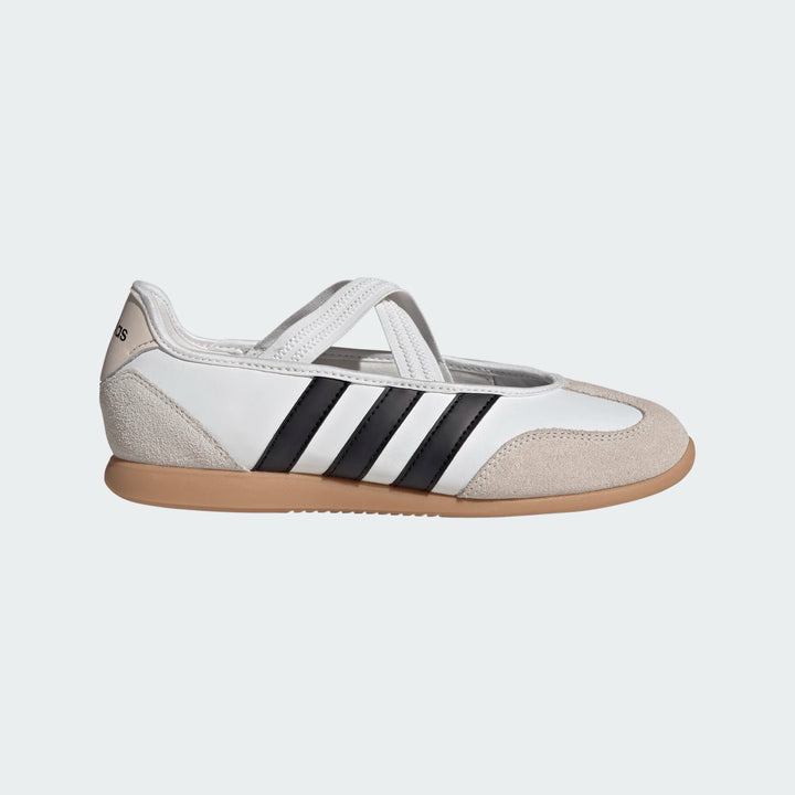 Adidas Women's Barreda Mary Jane Core White Core Black Gum 3 JQ2127