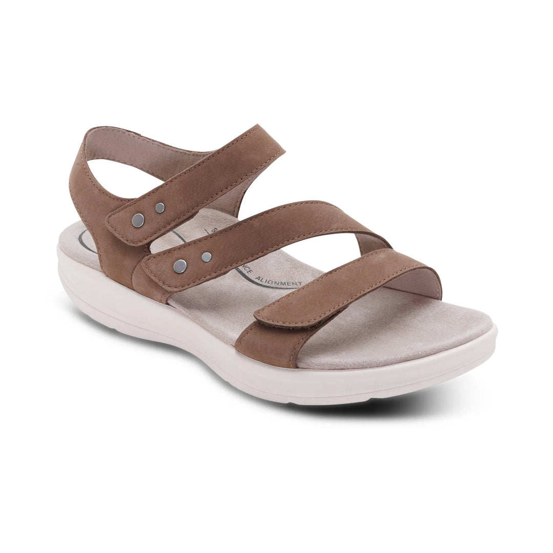 Aetrex Women's Savannah Taupe - Orleans Shoe Co.