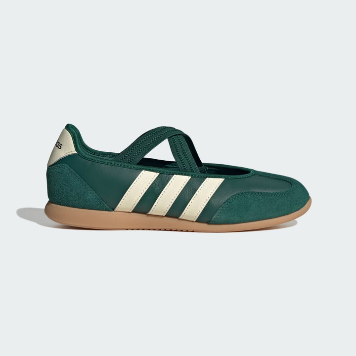 Adidas Women's Barreda Mary Jane Collegiate Green Cream White Gum KJ2246