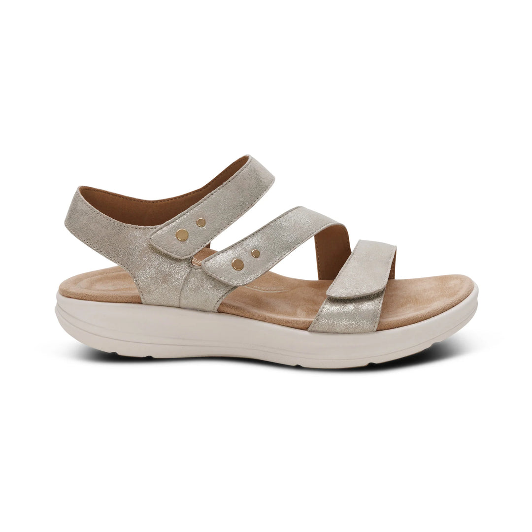 Aetrex Women's Savannah Champagne - Orleans Shoe Co.