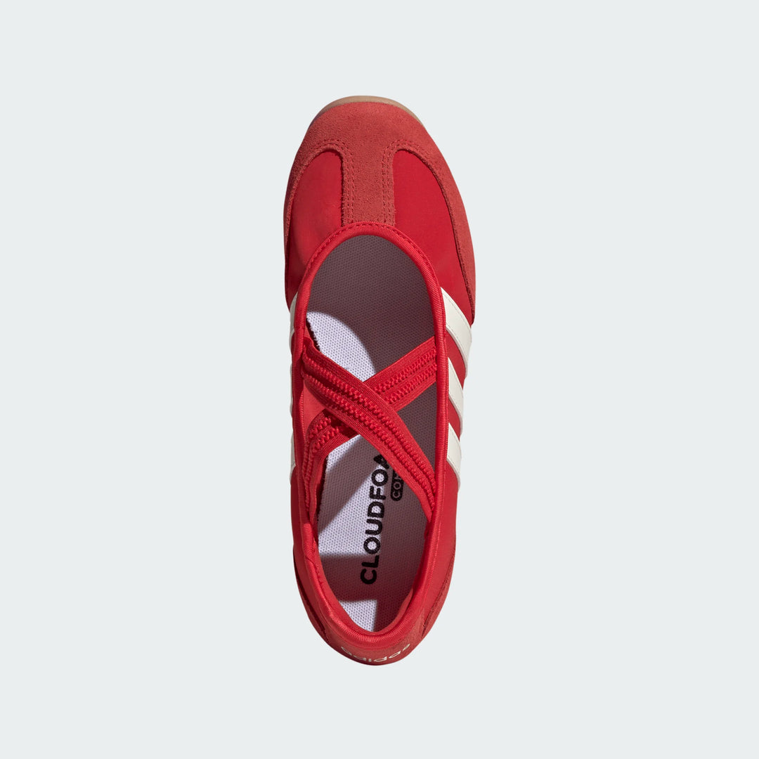 Adidas Women's Barreda Mary Jane Better Scarlet Off White Gum 3 HQ7398