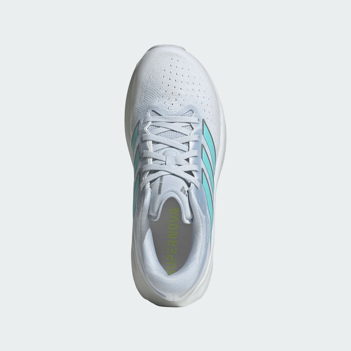 Adidas Women's Supernova Rise 3 Blue Aqua Lime JR7376 - Orleans Shoe Co.
