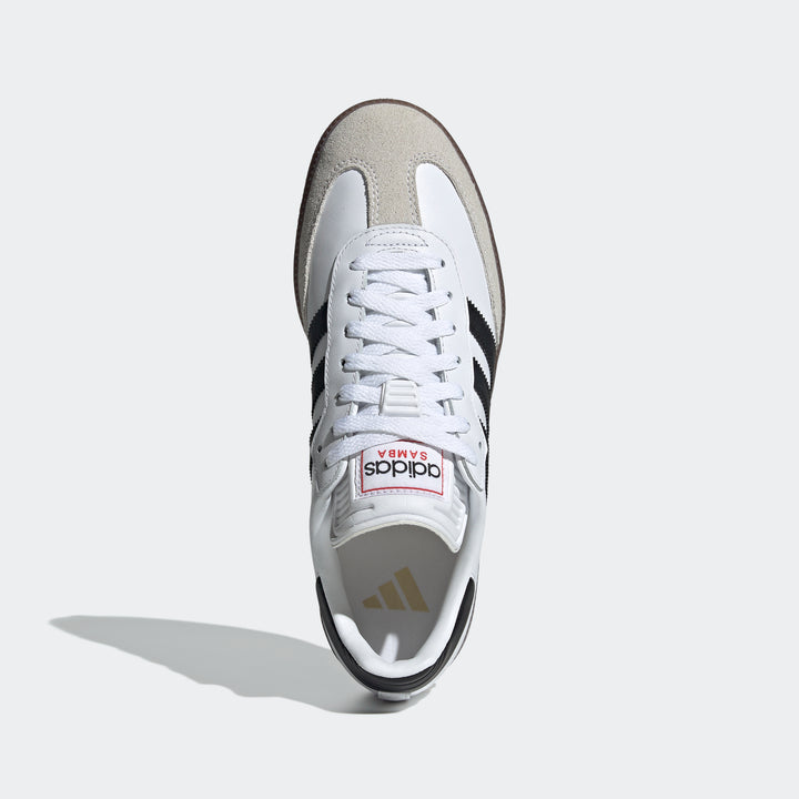 Adidas Unisex Samba Cloud White Core Black Vivid Red IH6001 - Orleans Shoe Co.