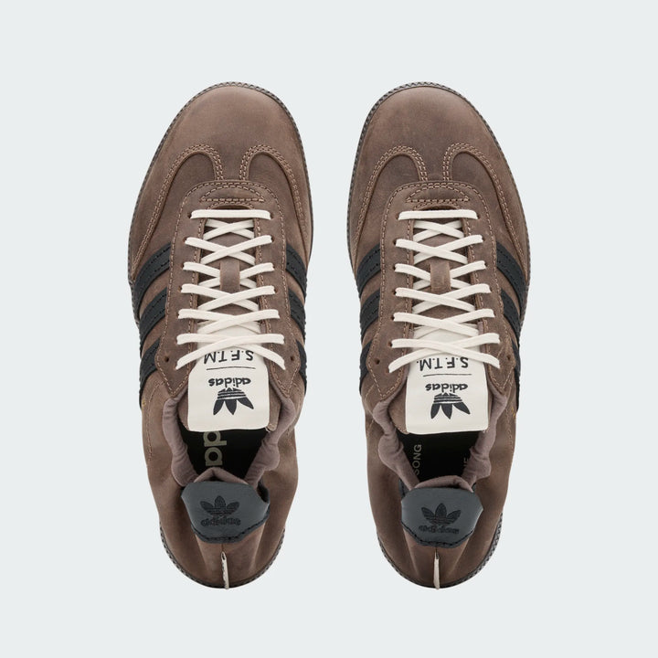 Adidas Unisex Samba OG SFTM Supplier Color Core Black Gold Metallic HP8256 - Orleans Shoe Co.