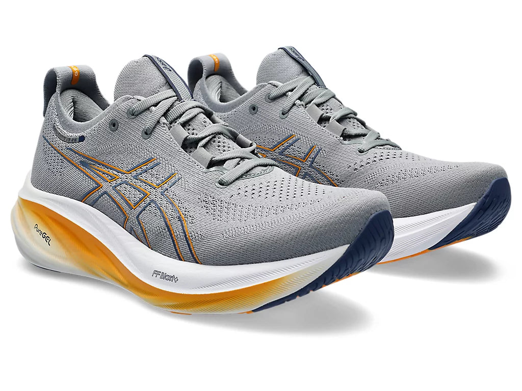 ASICS Men's Gel Nimbus 26 Sheet Rock Thunder Blue – Orleans Shoe Co.