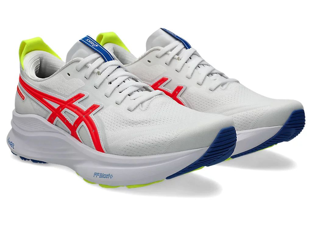 Asics Men's Gel Kayano 32 ATC White Flash Coral - Orleans Shoe Co.