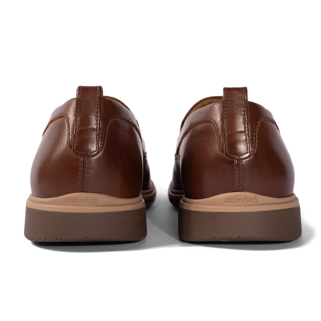 Amberjack Men's The Slip On Chestnut 12 M Amberjack Men's The Slip On Chestnut 12 M