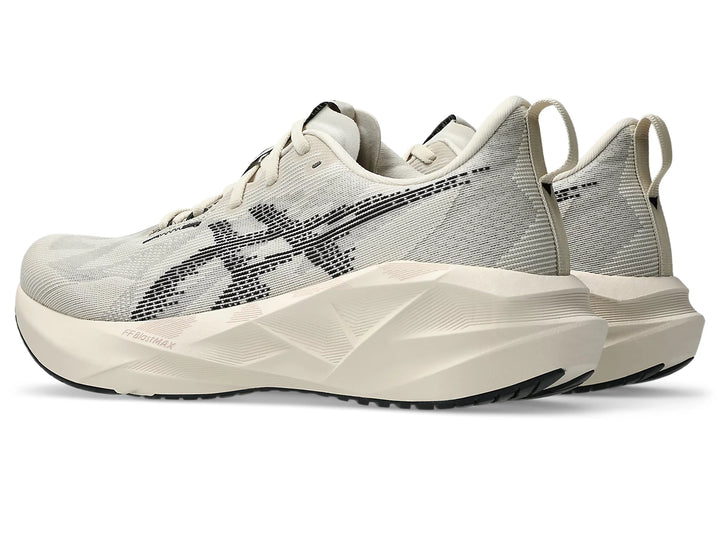 Asics Men's Novablast 5 Oatmeal Black - Orleans Shoe Co.