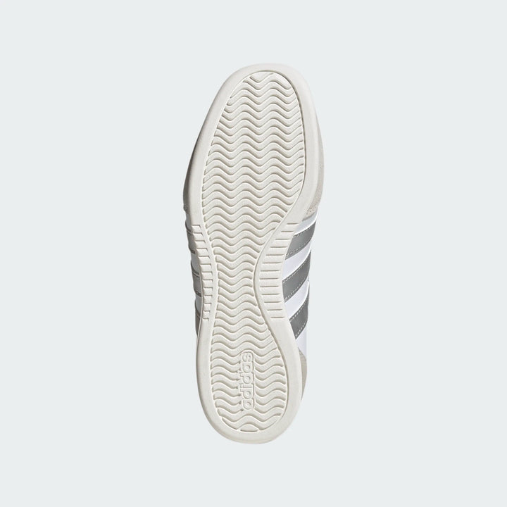 Adidas Women's Barreda Mary Jane Cloud White Silver Metallic Off White HQ7400 - Orleans Shoe Co.