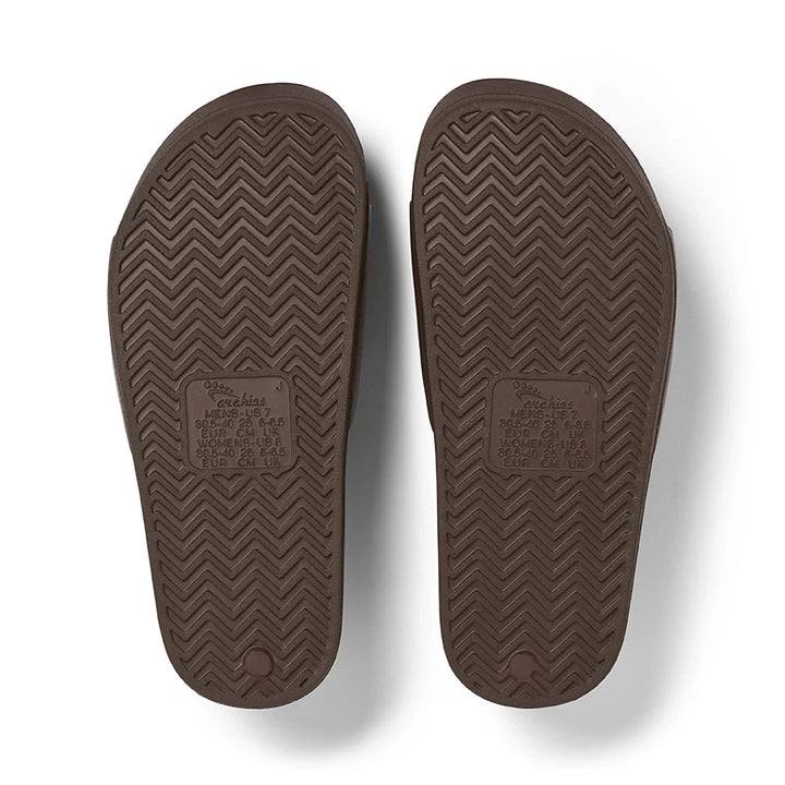 Archies Arch Support Slides Brown