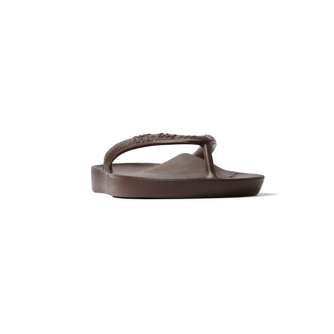 Archies Arch Support Flip Flops Brown - Orleans Shoe Co.