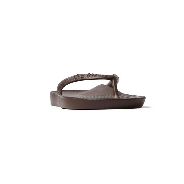 Archies Arch Support Flip Flops Brown - Orleans Shoe Co.