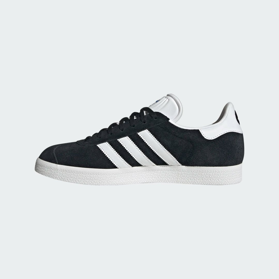 Adidas Men's Gazelle Newcastle United FC Core Black Cloud White Blue JR6353 - Orleans Shoe Co.