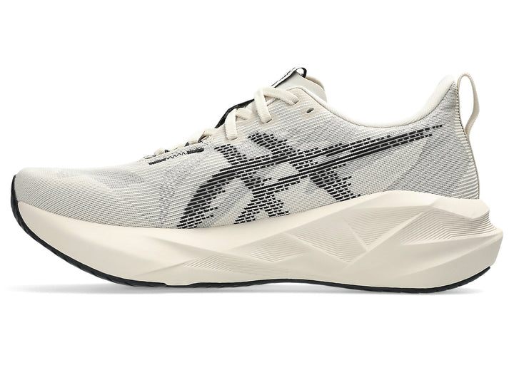 Asics Men's Novablast 5 Oatmeal Black - Orleans Shoe Co.