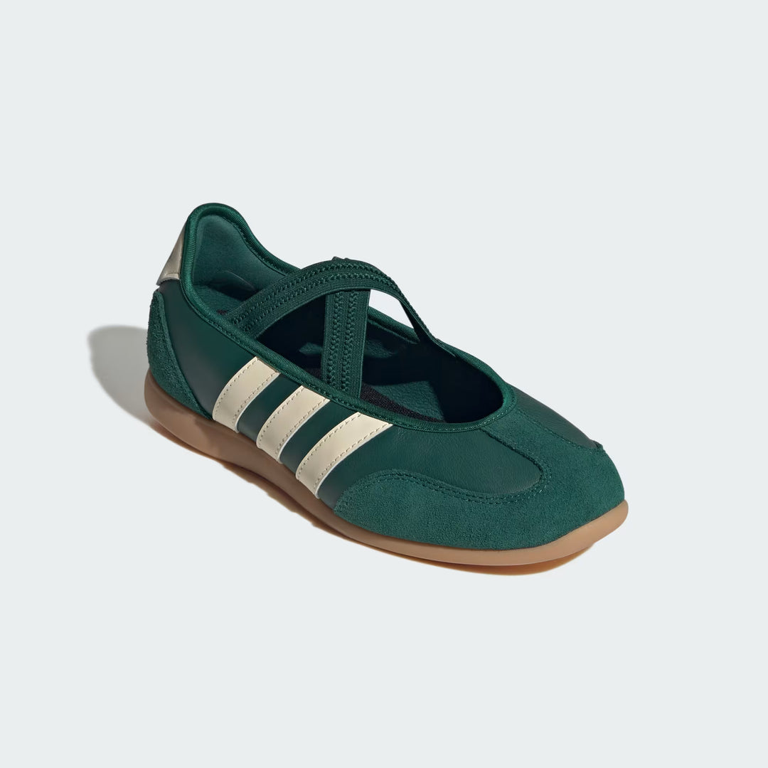 Adidas Women's Barreda Mary Jane Collegiate Green Cream White Gum KJ2246