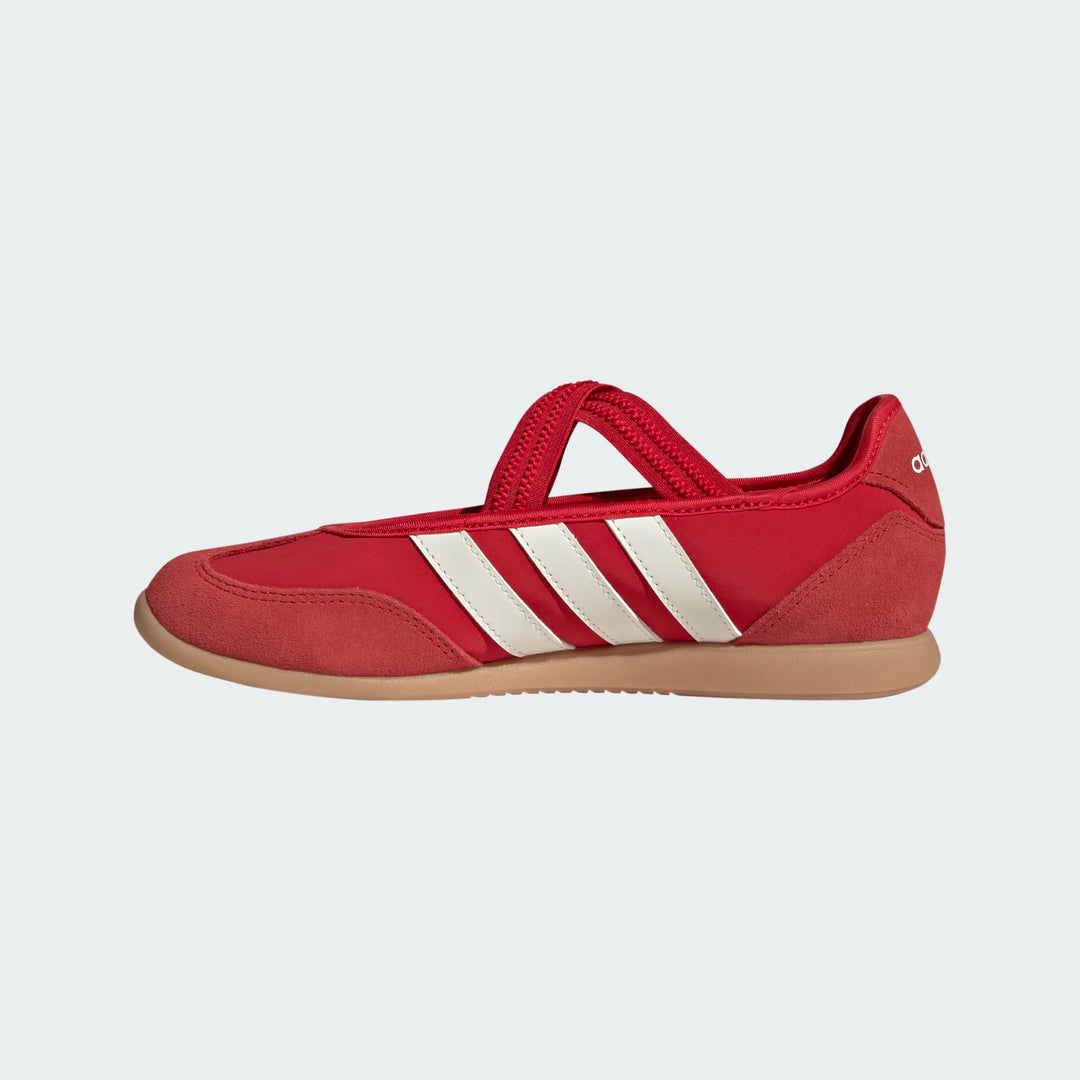 Adidas Women's Barreda Mary Jane Better Scarlet Off White Gum 3 HQ7398