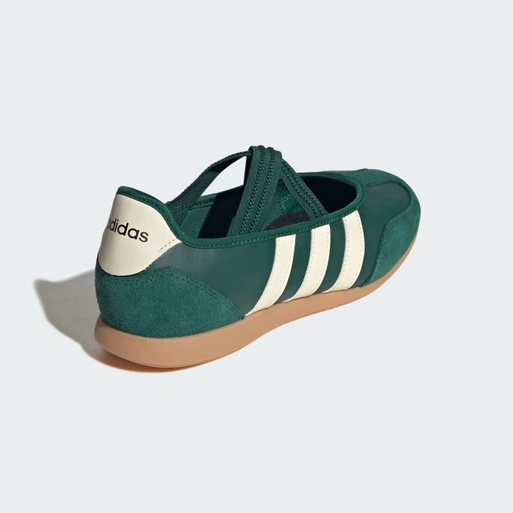 Adidas Women's Barreda Mary Jane Collegiate Green Cream White Gum KJ2246