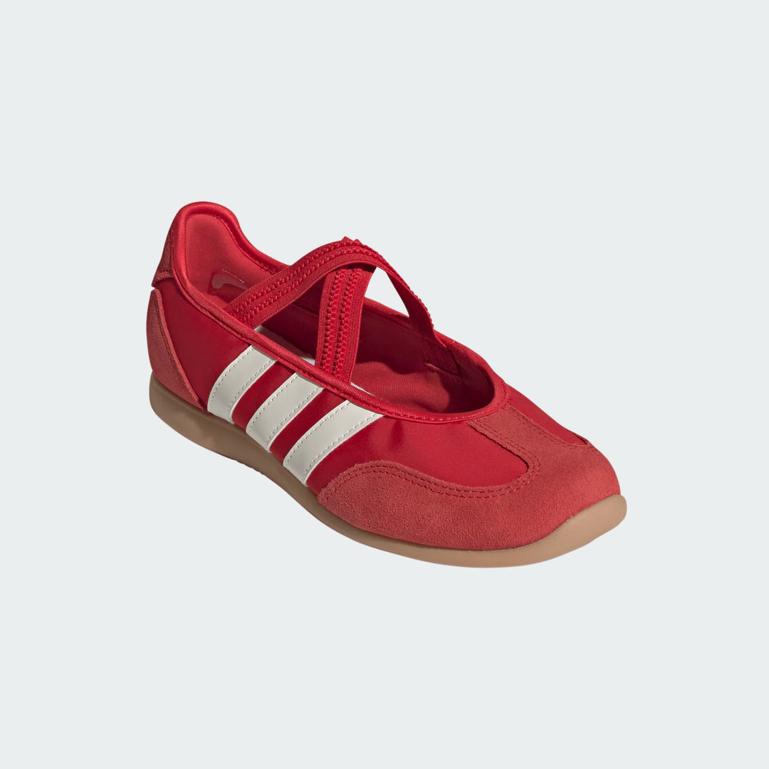 Adidas Women's Barreda Mary Jane Better Scarlet Off White Gum 3 HQ7398