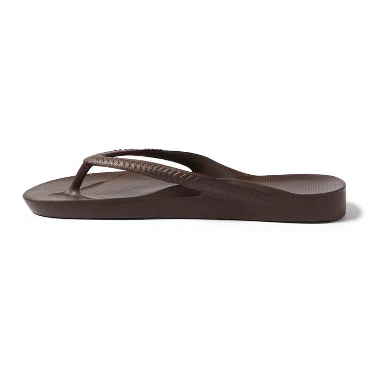 Archies Arch Support Flip Flops Brown - Orleans Shoe Co.