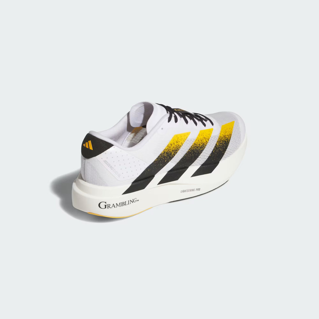 Adidas Unisex Grambling St Tigers Adizero Evo SL Cloud White Core Black Colleg Gold JQ4575