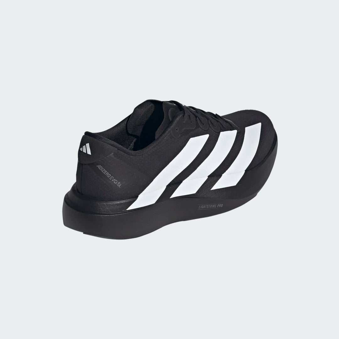 Adidas Men's Adizero EVO SL Woven Black White Carbon JR4728