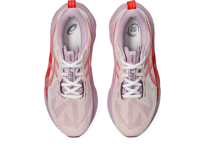 Asics Women's Novablast 5 White Coral Reef - Orleans Shoe Co.