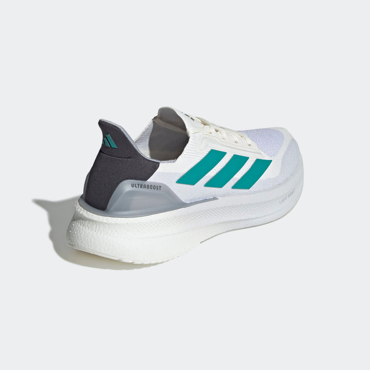 Adidas Men's Ultraboost 5X Core White Pure Teal Dash Grey JI3244 - Orleans Shoe Co.