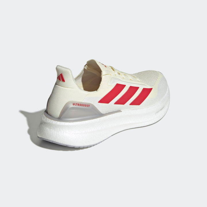 Adidas Men's Ultraboost 5X Off White Better Scarlet Crystal White JS1928 - Orleans Shoe Co.