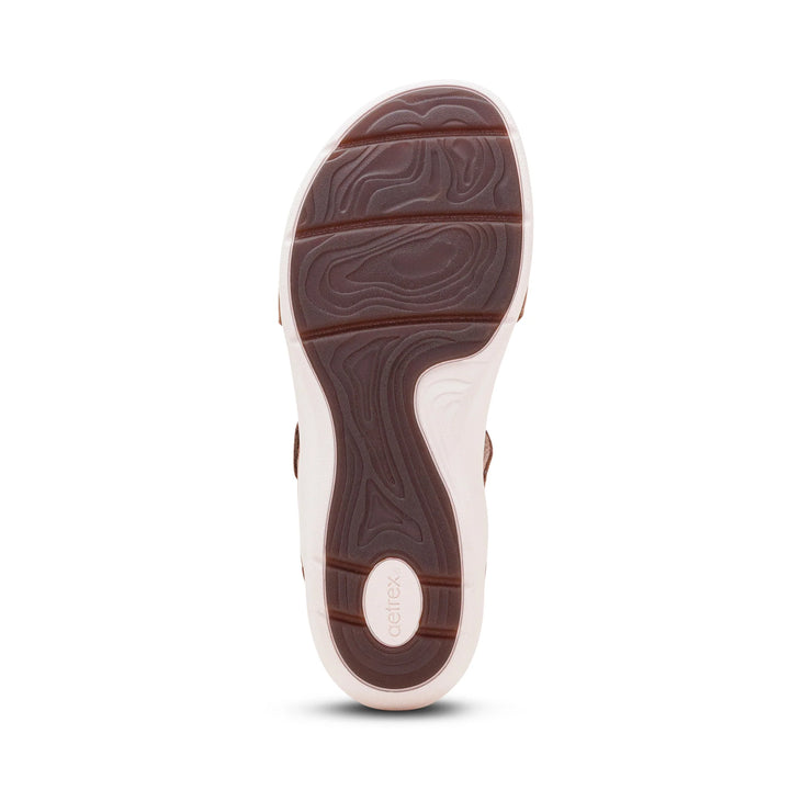 Aetrex Women's Savannah Taupe - Orleans Shoe Co.