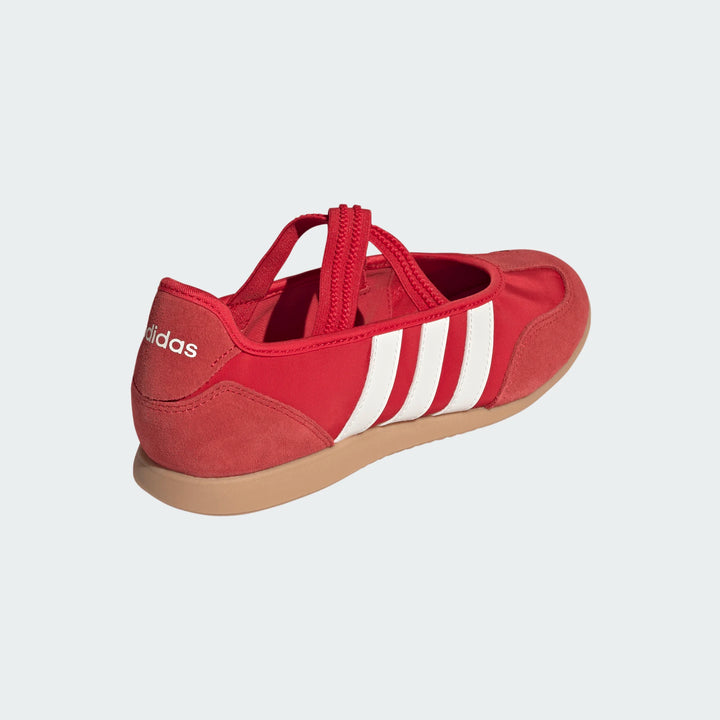 Adidas Women's Barreda Mary Jane Better Scarlet Off White Gum 3 HQ7398