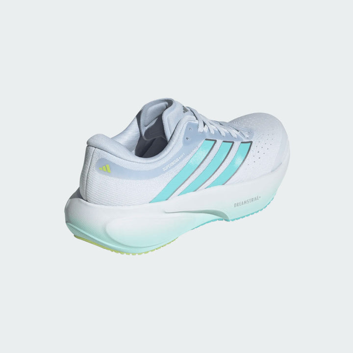 Adidas Women's Supernova Rise 3 Blue Aqua Lime JR7376 - Orleans Shoe Co.